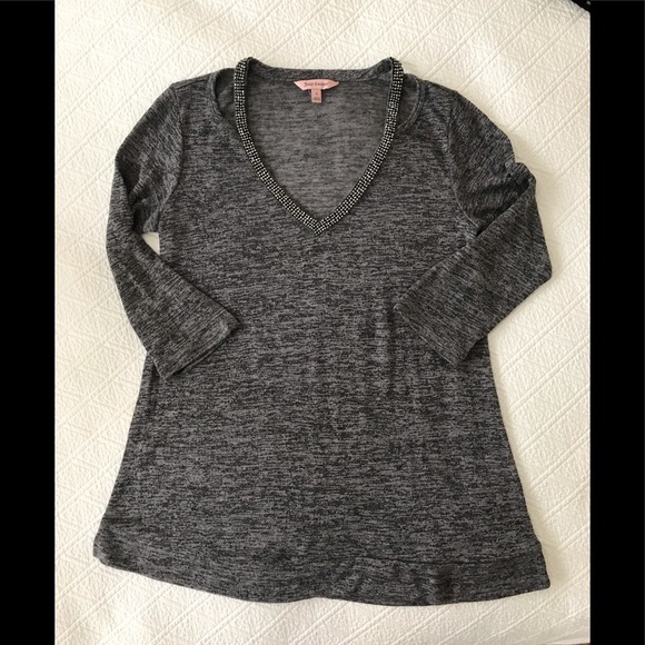 NWOT Juicy Couture Tunic style Embellished Top - Picture 1 of 4